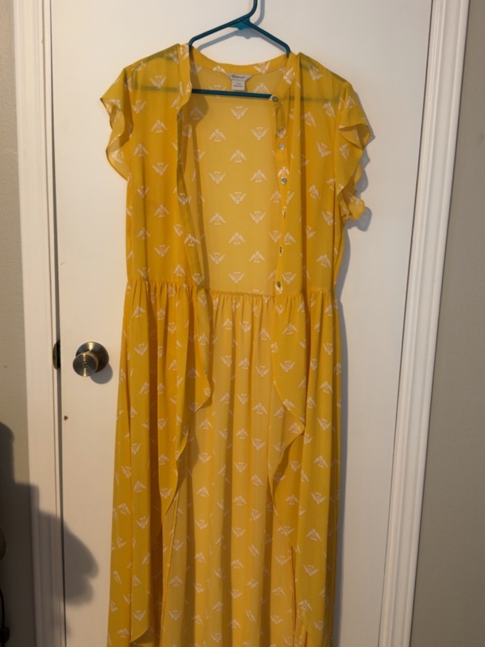 Yellow Ariat Duster